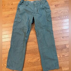 Men’s 511 Tactical Green Cargo Pant 38x34 READ elastic waist